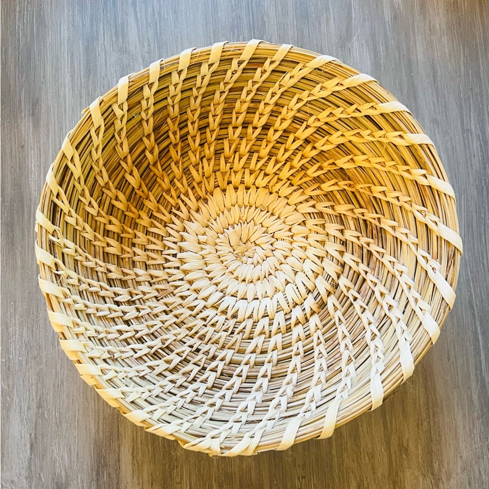 Handcrafted Papago Basket | 7” in diameter